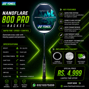 Yonex Nanoflare 800 Pro badminton racket