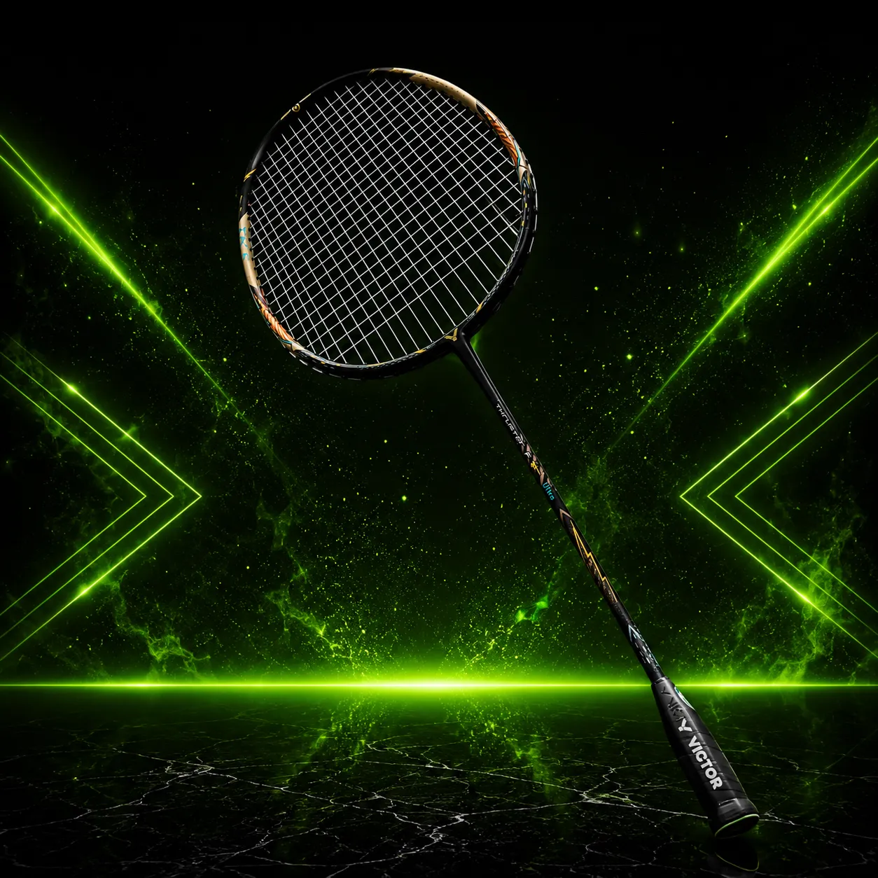 Victor Thruster F Ultra Badminton Racket – 83g Master Copy - Image 2