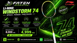 Li-Ning Windstorm 74 badminton racket