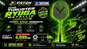 Victor Thruster Ryuga Metallic badminton racket